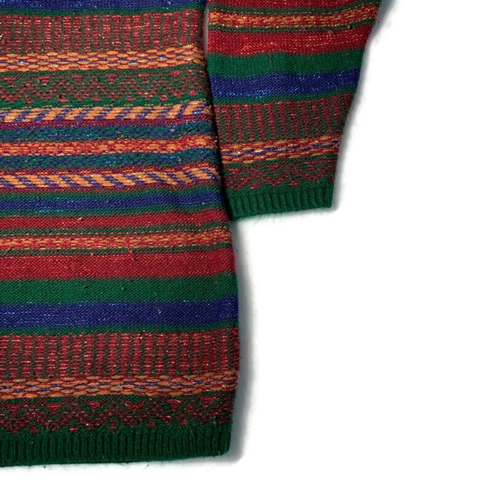 VTG Huntington Ridge Multicolored Striped Sweater - Picture 3 of 9